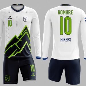 Uniforme Oficial de Fútbol Blanco manga larga
