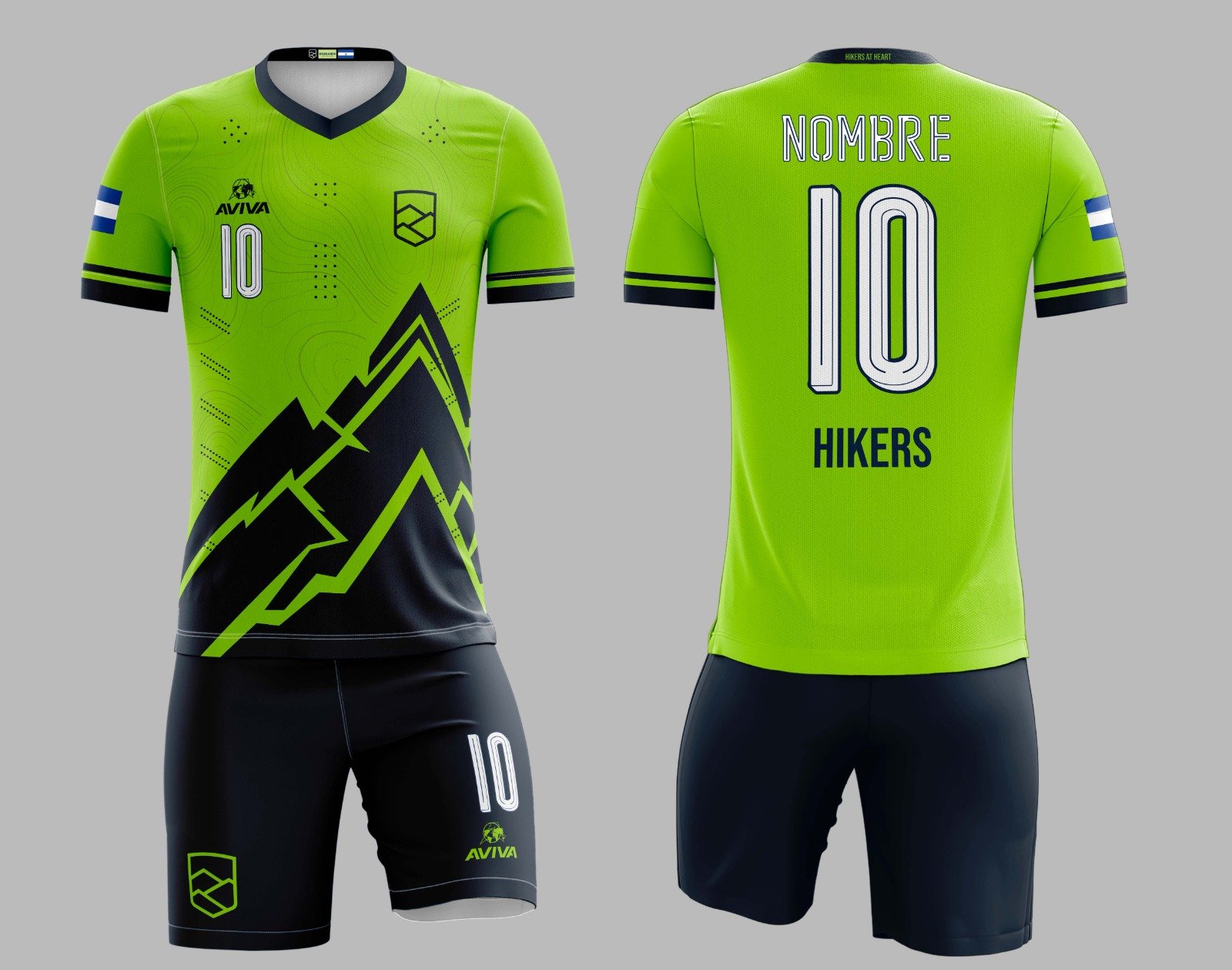 Uniforme Oficial de Fútbol y volleyball Verde
