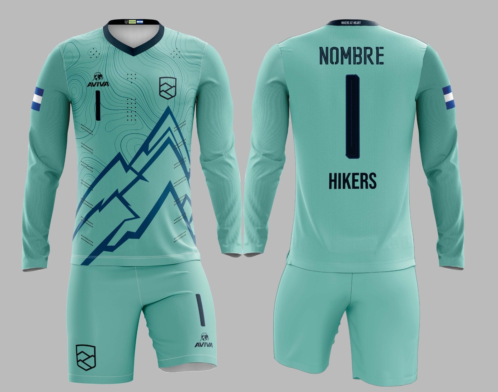 Uniforme Oficial de Portero Aqua